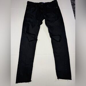 ZMDC Women’s Black Distressed Jeans